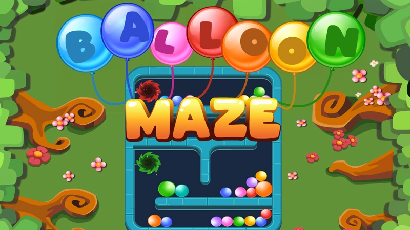 Balloon Maze game