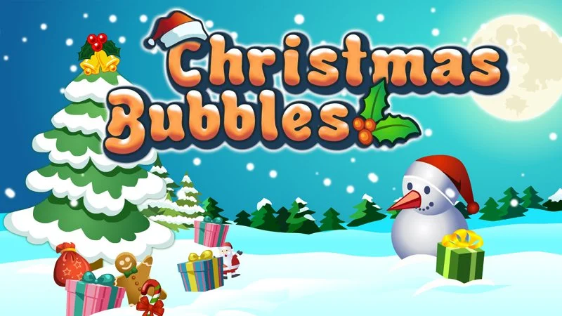 Christmas Bubbles game