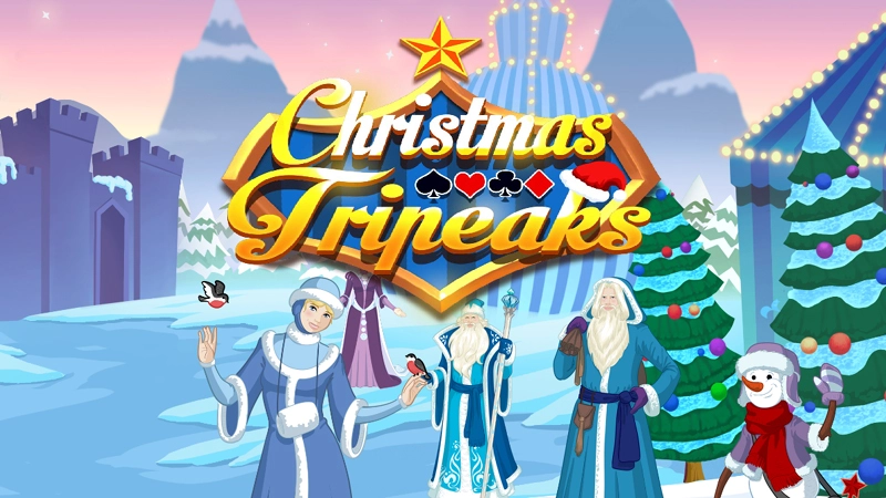 Christmas Tripeaks game