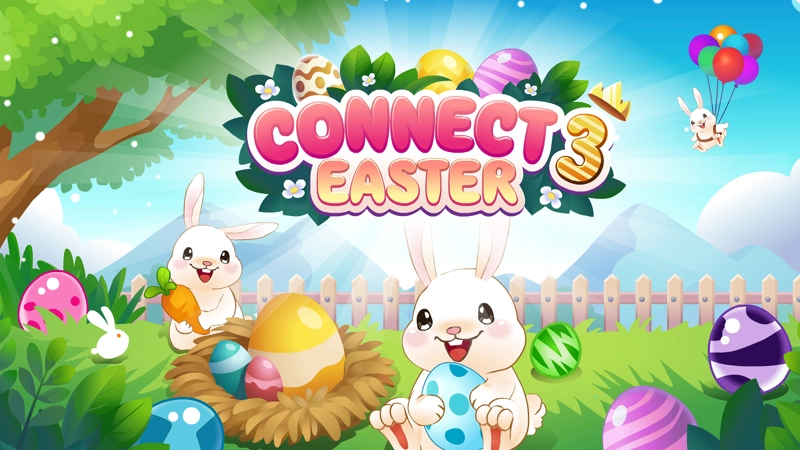 Connect 3 - Easter game