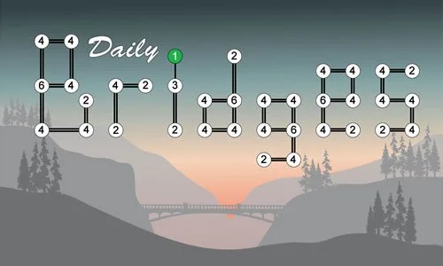 Daily Bridges game