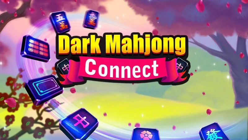 Dark Mahjong Connect game