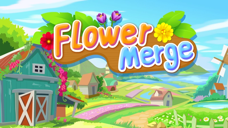 Flower Merge game