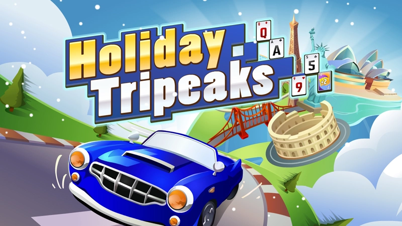 Holiday Tripeaks game