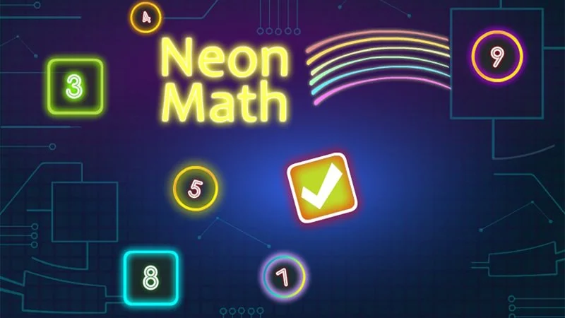 Neon Math game