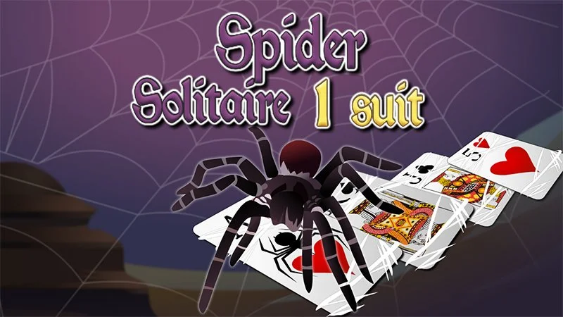 Spider Solitaire 1 suit game